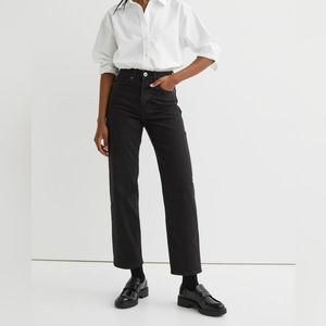 🖤 Host Pick 🖤 H&M Size 6 Black Wide Leg Jeans